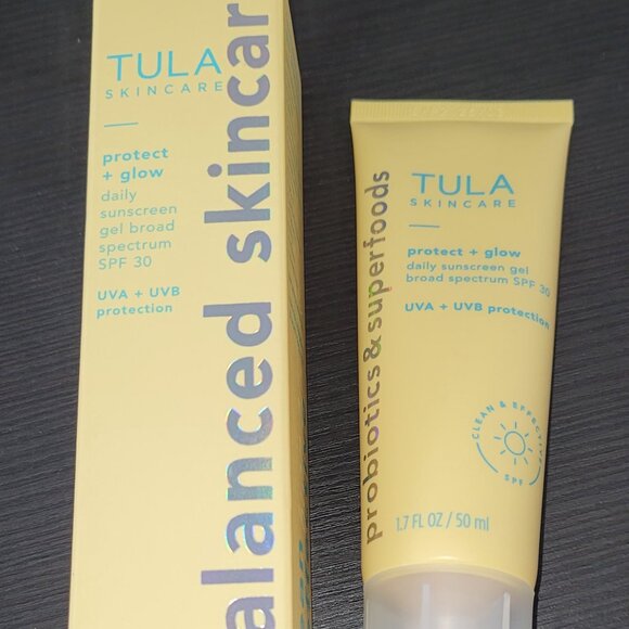 TULA protect + glow  daily sunscreen gel broad spectrum ****SEE BELOW**** - Picture 1 of 13